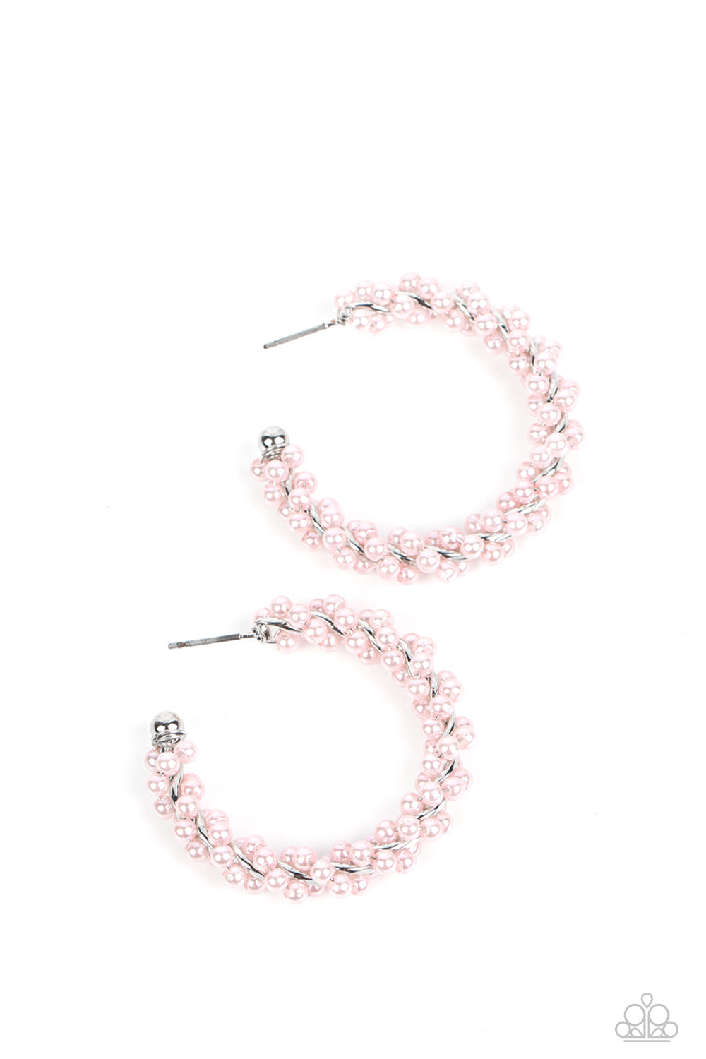 Yacht Royale - pink - Paparazzi earrings