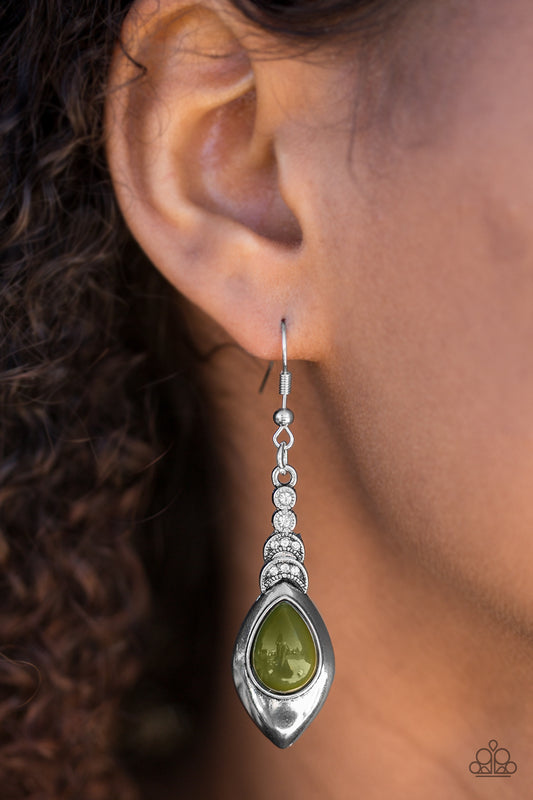 You Know Hue - green - Paparazzi earrings