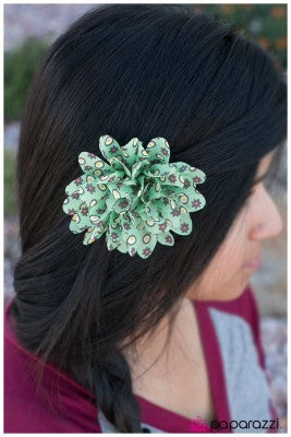 You Really Grew On Me - Green - Paparazzi hair clip