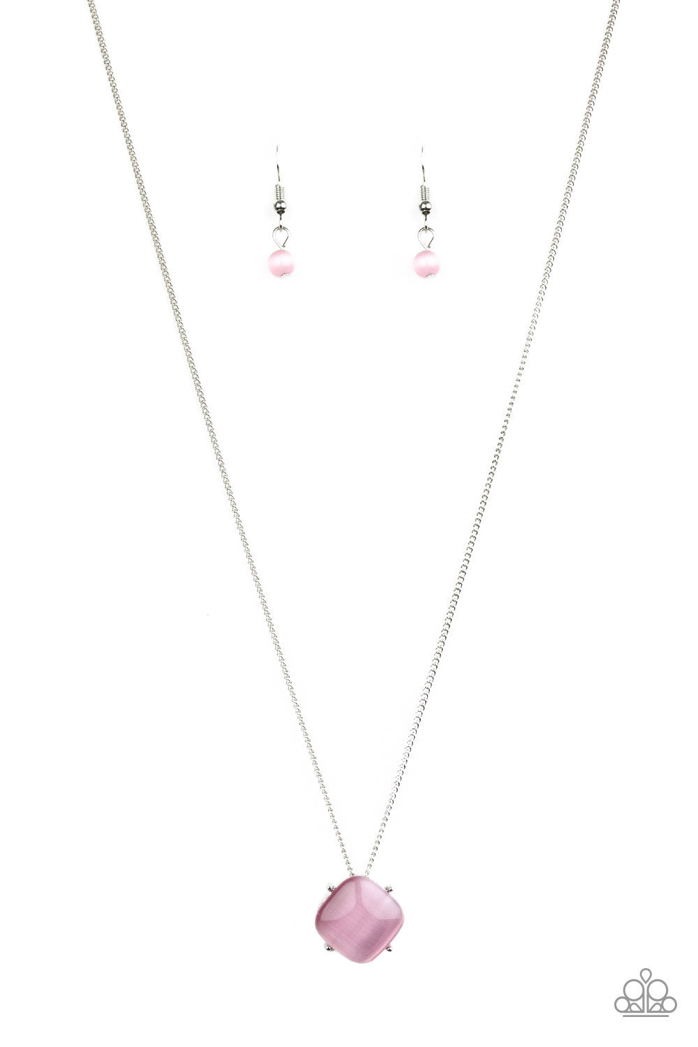 You GLOW Girl - pink - Paparazzi necklace – JewelryBlingThing