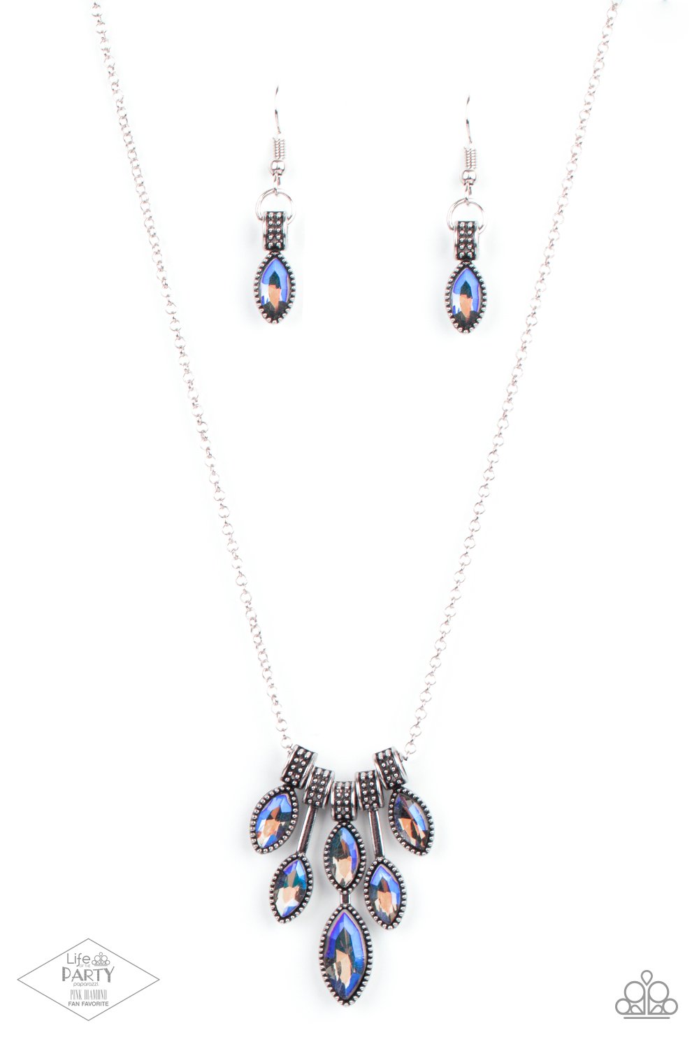 You Should See Me in a Crown - multi (blue) - Paparazzi necklace
