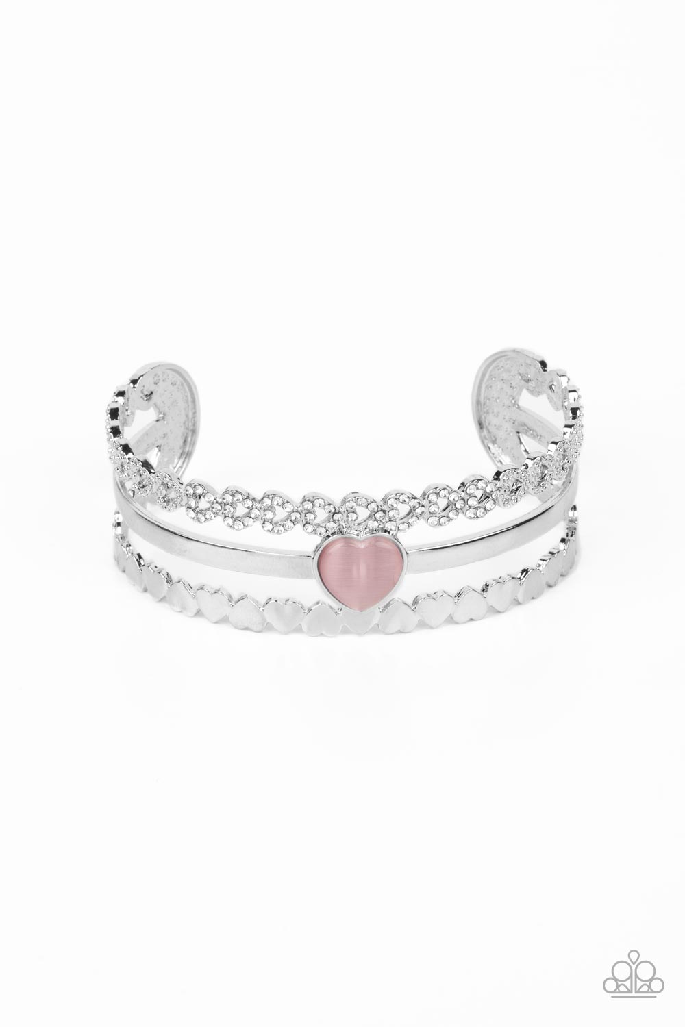 You Win My Heart - pink - Paparazzi bracelet