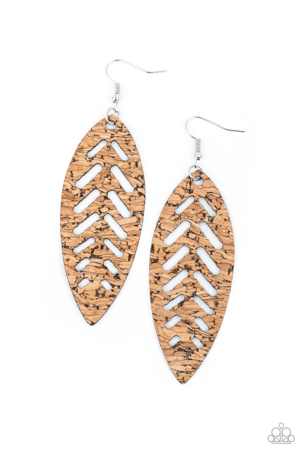 You're Such A CORK - brown - Paparazzi earrings