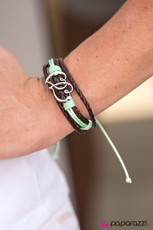 Your Heart Knows The Way - Green - Paparazzi bracelets