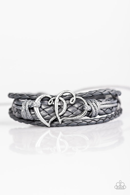 Your Heart Knows The Way - Silver - Paparazzi bracelet