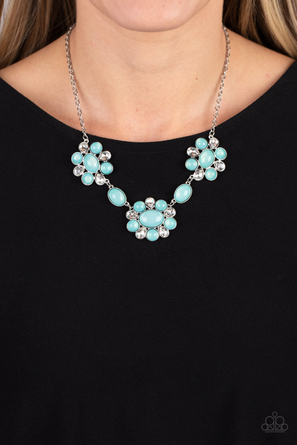 Your Chariot Awaits - blue - Paparazzi necklace