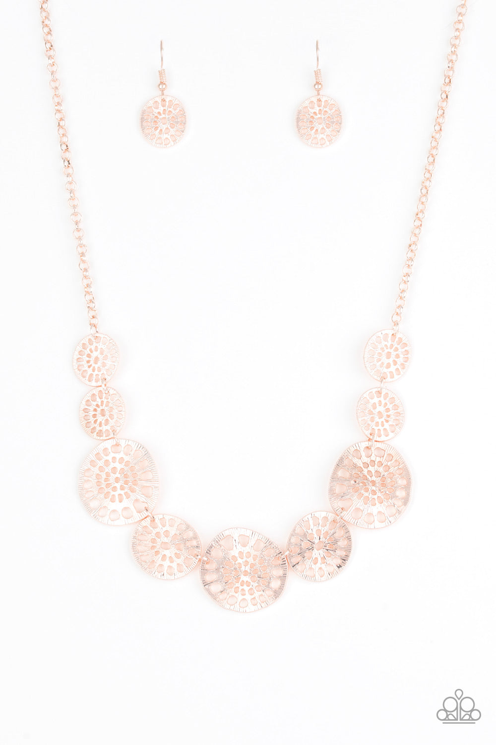 Your Own Free WHEEL - rose gold - Paparazzi necklace