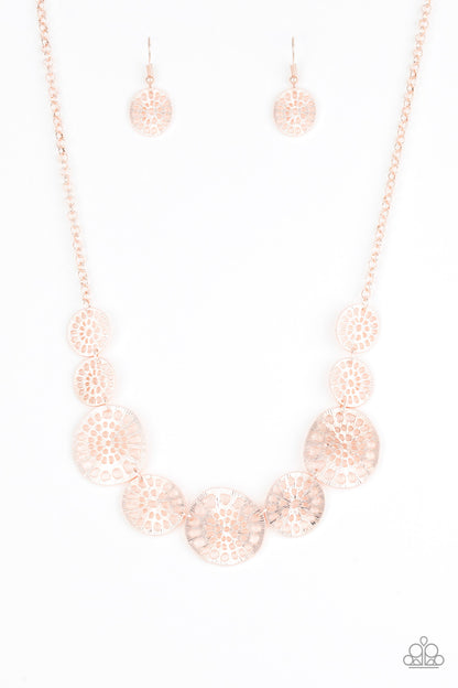 Your Own Free WHEEL - rose gold - Paparazzi necklace