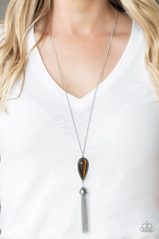 Zen Generation-brown-Paparazzi necklace