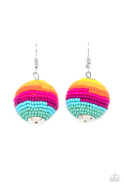 Zest Fest - multi - Paparazzi earrings