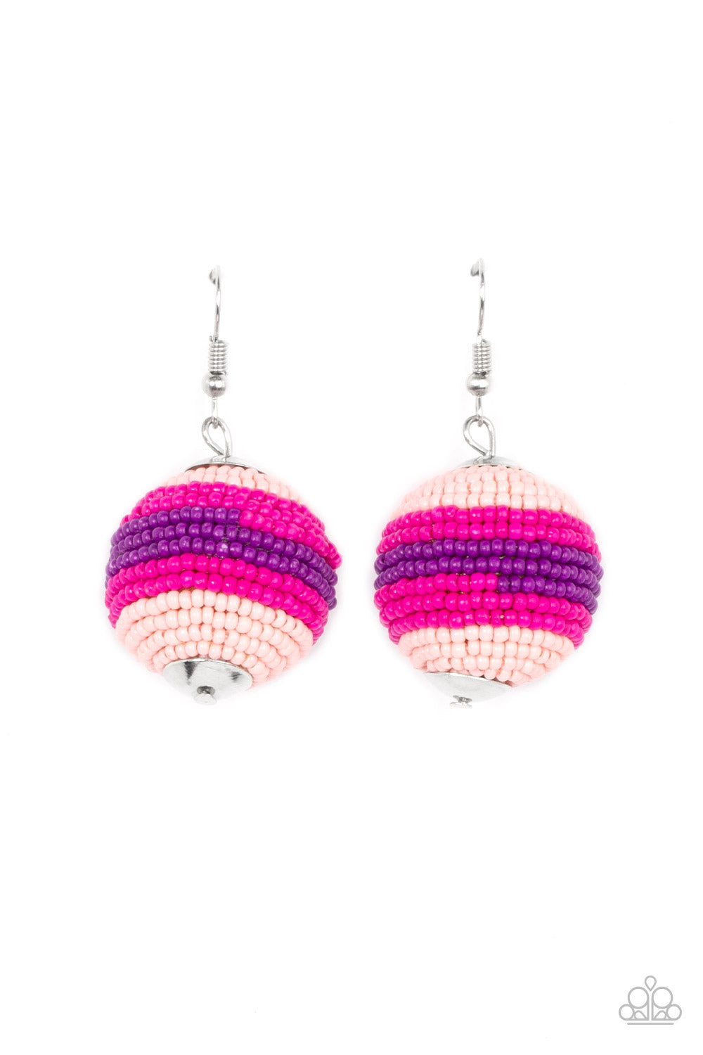 Zest Fest - pink - Paparazzi earrings
