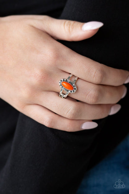 Zest Quest-orange-Paparazzi ring