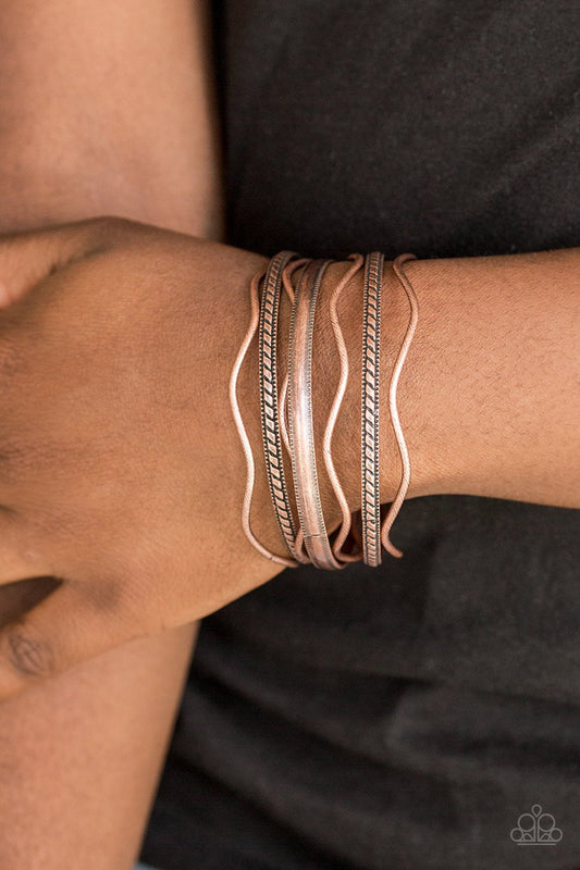 Zesty Zimbabwe - copper - Paparazzi bracelet