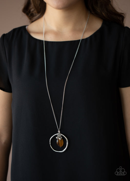 Zion Zen - brown - Paparazzi necklace