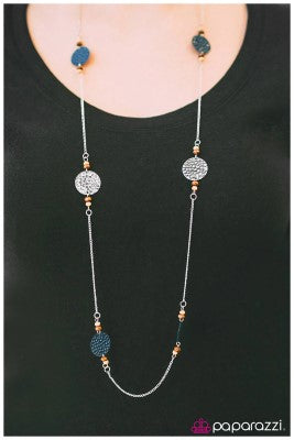 Deep in the Woods - blue - Paparazzi necklace
