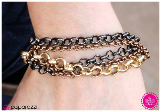 Fire Away - Paparazzi bracelet