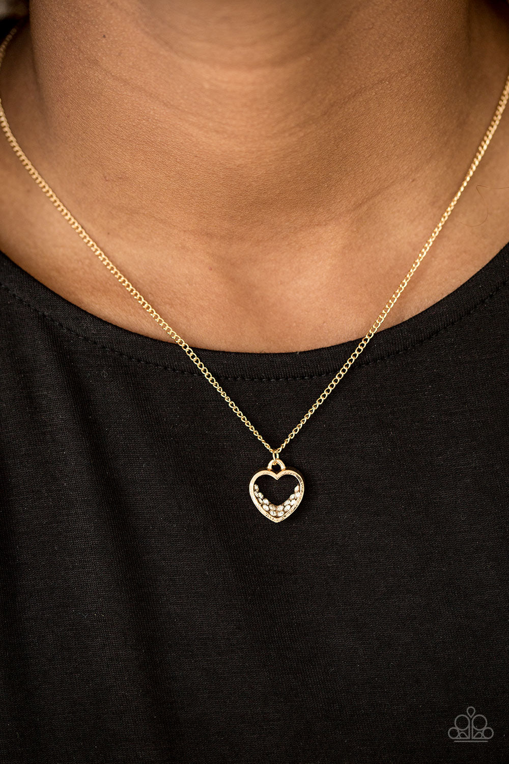 Give Me Love - Gold - Paparazzi necklace