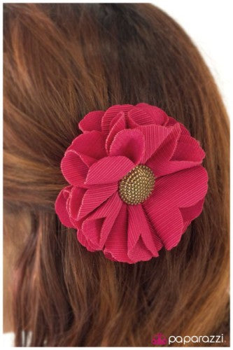 Playing for Keeps - pink - Paparazzi Accessories hair clip