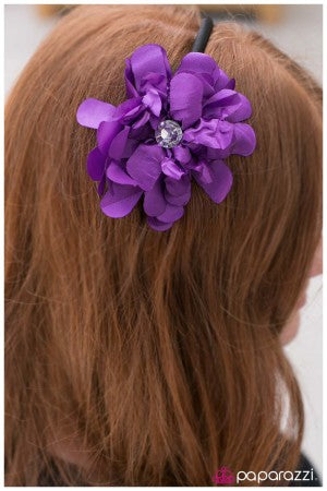 Radiant Rustling - Purple - Paparazzi Jewelry headband