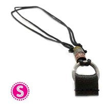 Leather Alone - Paparazzi necklace